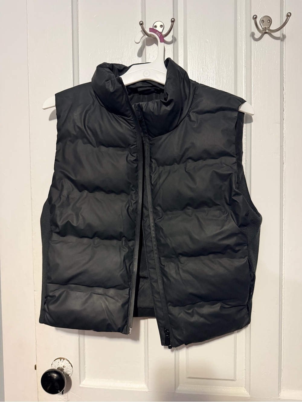 Love Tree Black Quilted Puffer Vest